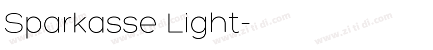 Sparkasse Light字体转换